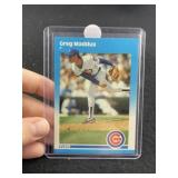 1987 Fleer Greg Maddux Baseball Card