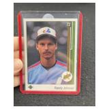 1989 Donruss Randy Johnson Baseball Card