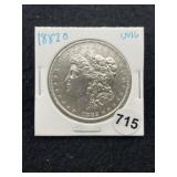 1882 O UNC Morgan Silver Dollar Coin