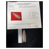 Paleo Lance with Thomas Mathews COA from Round Roc