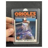 Rick Dempsey Hand Signed Authentic Autograph