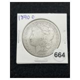 1890 O Morgan Silver Dollar Coin