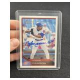 Andre Dawson Hand Signed Authentic Autograph