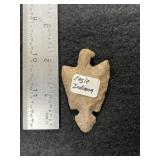 Eagle Effigy Indian Artifact Arrowhead