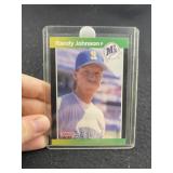 1989 Donruss Randy Johnson Baseball Card