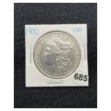 1900 UNC Morgan Silver Dollar Coin