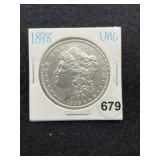 1898 UNC Morgan Silver Dollar Coin