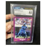 Fred McGriff Hand Signed Authentic Autograph