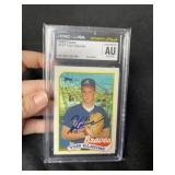 Tom Glavine Hand Signed Authentic Autograph