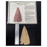 Corner Notch Knife with Byron Anderson COA from Be