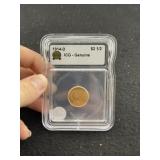 1914 D IGC - Genuine 2 & 1/2 Dollar Gold Coin