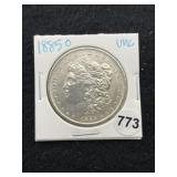 1885 O UNC Morgan Silver Dollar Coin