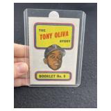 Tony Oliva Story Booklet Baseball Card