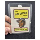 Bob Gibson Story Booklet Baseball Card