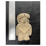 Pre-Columbian Pottery Figure Indian Artifact Arrow