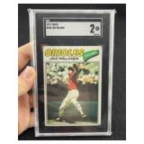1977 Topps Jim Palmer Baseball Card