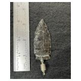 Obsidian Point Indian Artifact Arrowhead