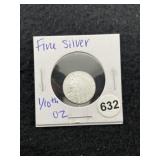 1/10th Fine Silver Coin