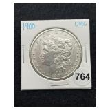1900 UNC Morgan Silver Dollar Coin