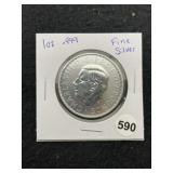 1 Ounce .999 Fine Silver Coin
