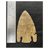 Calf Creek broken & glued Indian Artifact Arrowhea