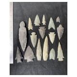 Group of very nice Arrow Points Indian Artifact Ar