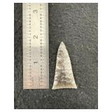 Triangle Indian Artifact Arrowhead