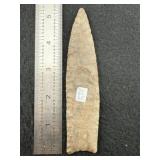 Dalton Indian Artifact Arrowhead