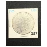 1900 UNC Morgan Silver Dollar Coin