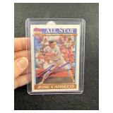 Jose Canseco Hand Signed Authentic Autograph