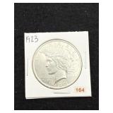 1923 Peace Silver Dollar Coin