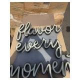 Flavor Every Moment Sign