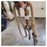 3/4' x 5' rope w/clips