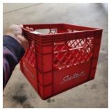 RED MILK CRATE
