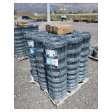 9 Rolls of 4ft high x 330 ft long field fence 9 Rolls of 4ft high x 330 ft long field fence