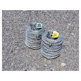 2 Rolls of Barbless wire 2 Rolls of Barbless wire