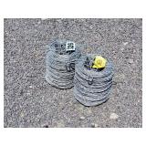 2 Rolls of Barbless wire