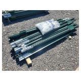100- 6ft high T-posts with clips 100- 6ft high T-posts with clips