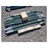 100- 6ft high T-posts with clips 100- 6ft high T-posts with clips