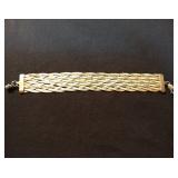 Sterling Herringbone Braided Bracelet 29.0g