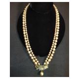 Signed Miriam Haskell Necklace