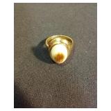 GP Ring w/ Large raised Shell Setting