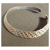 .925 ATI Mexico Woven/ Braided Choker Necklace