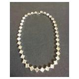 Vintage 38 Crystal 14" Costume Necklace