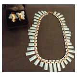 Matisse Renoir Copper & Enamel Necklace & Earrings