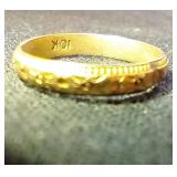 10k Very Tiny Gold Ring .5g