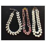 (3)  13"-15"  Necklaces