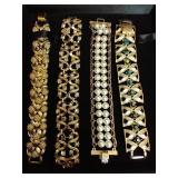 4 Bracelets, 3 Coro 1 Sarah Cov.