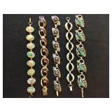 (Lot of 5)  7" Bracelets