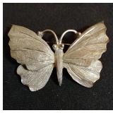 BSK Signed Vintage Butterfly Brooch
